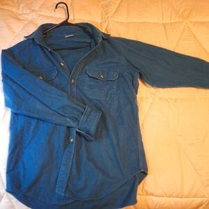 Blue Woolrich flannel